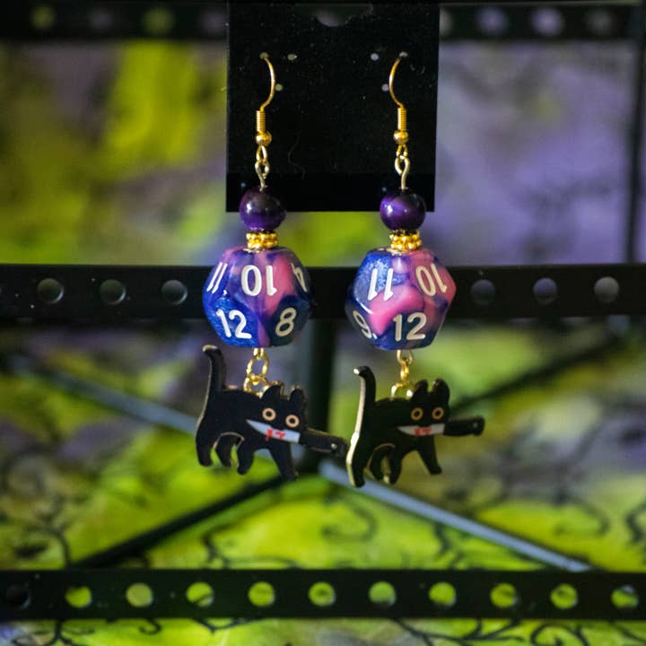 Melody's Menageries (Critical Crystals) - Wholesale Jewelry Set - Dice earring wholesale box19