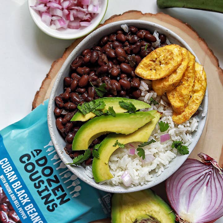 A Dozen Cousins - Wholesale Beans - 10 oz RTE Cuban Black Beans2