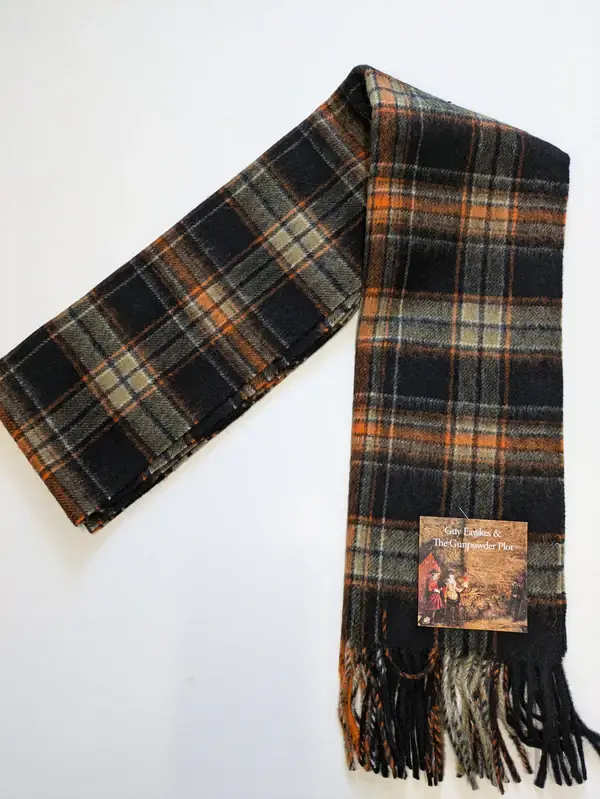 Patrick King Woollen Company - Wholesale Scarf - Unisex - Guy Fawkes Lambswool Tartan Scarf2
