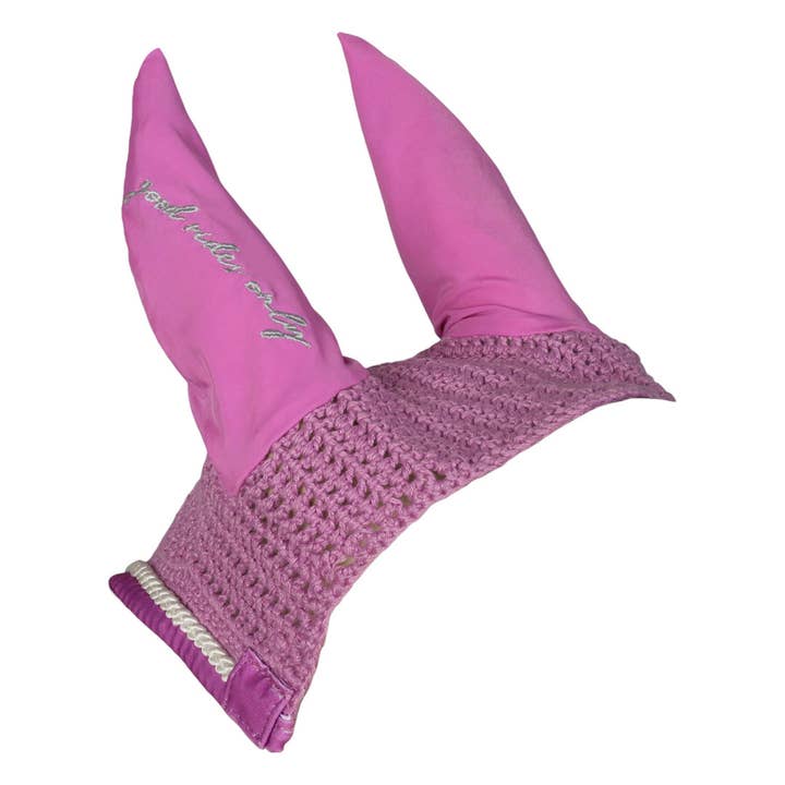 Rose White Dapplebay Equestrian Toile Pony Fly Veil-Rose/White for wholesale on Faire3