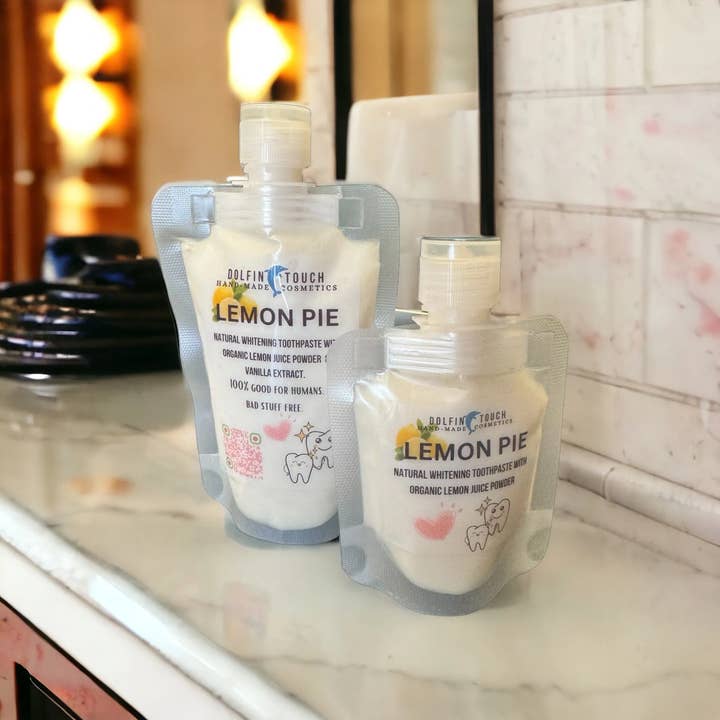 Dolfin Touch – wholesale Toothpaste – Lemon Pie Natural Whitening Toothpaste1