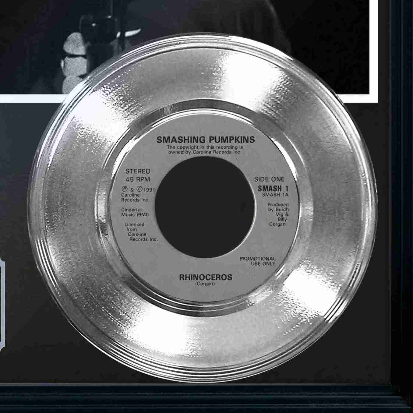 Gold Record Outlet - Wholesale Wall Accent - Smashing Pumpkins "Rhinoceros" Framed Record Display4