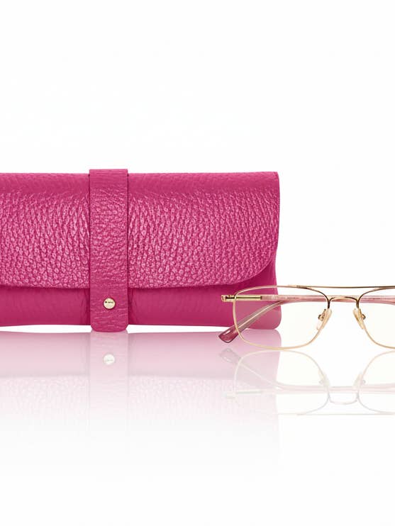 Italiensk ægte læderbrilleetui - Håndlavet i Italien for engroshandel hos MONTTE DI JINNE