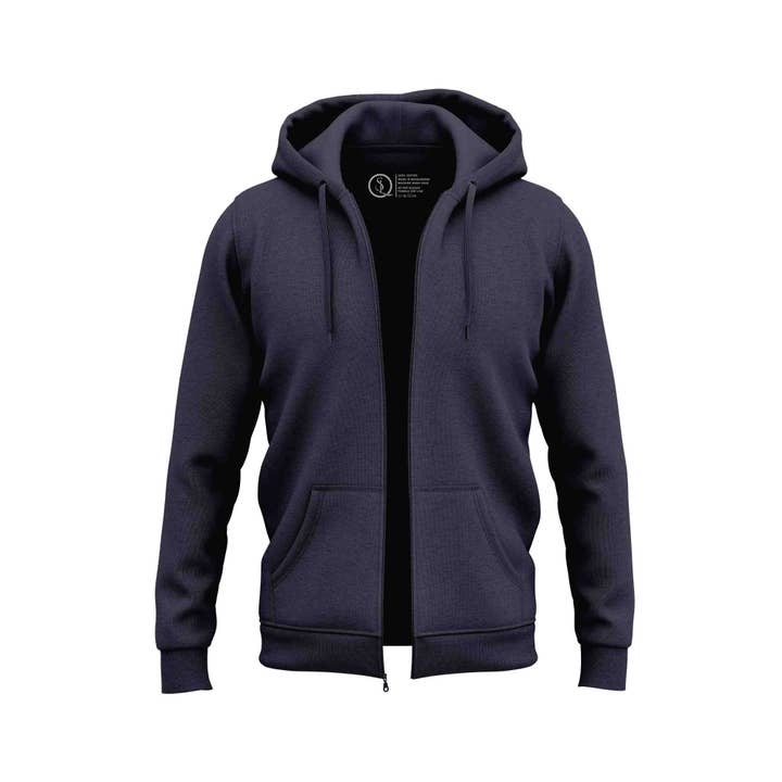 sweetlook – wholesale Hoodie – Men's – Mens Plain Zip Up Hoodies Jumper Fleece Hooded Sweatshirt8