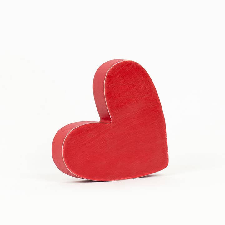 Adams & Co. - Wholesale Cutouts - 20091 - 5x5x1 wd cutout (HEART) red Valentine's Day Decor