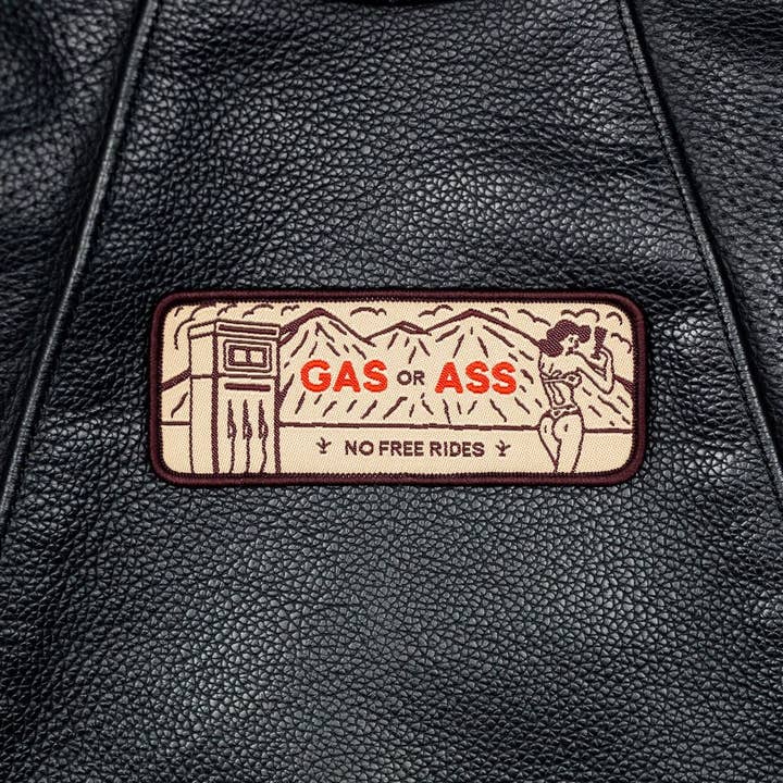 Moto Loot - Wholesale Patch - Gas or Ass - Motorcycle Patch