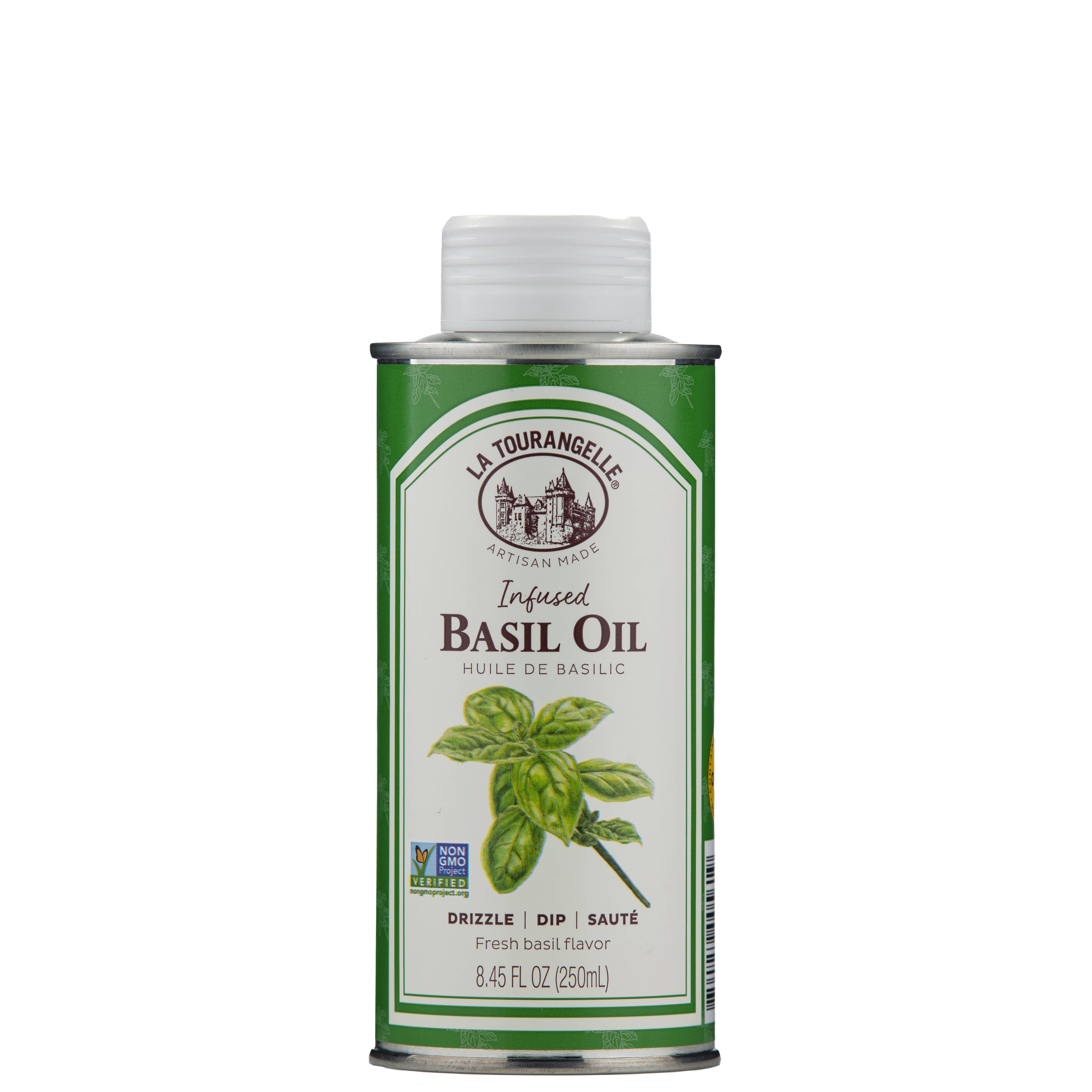 La Tourangelle - Wholesale Cooking Oil - La Tourangelle Basil Infused Oil, 8.45 Fl Oz - 6 Units