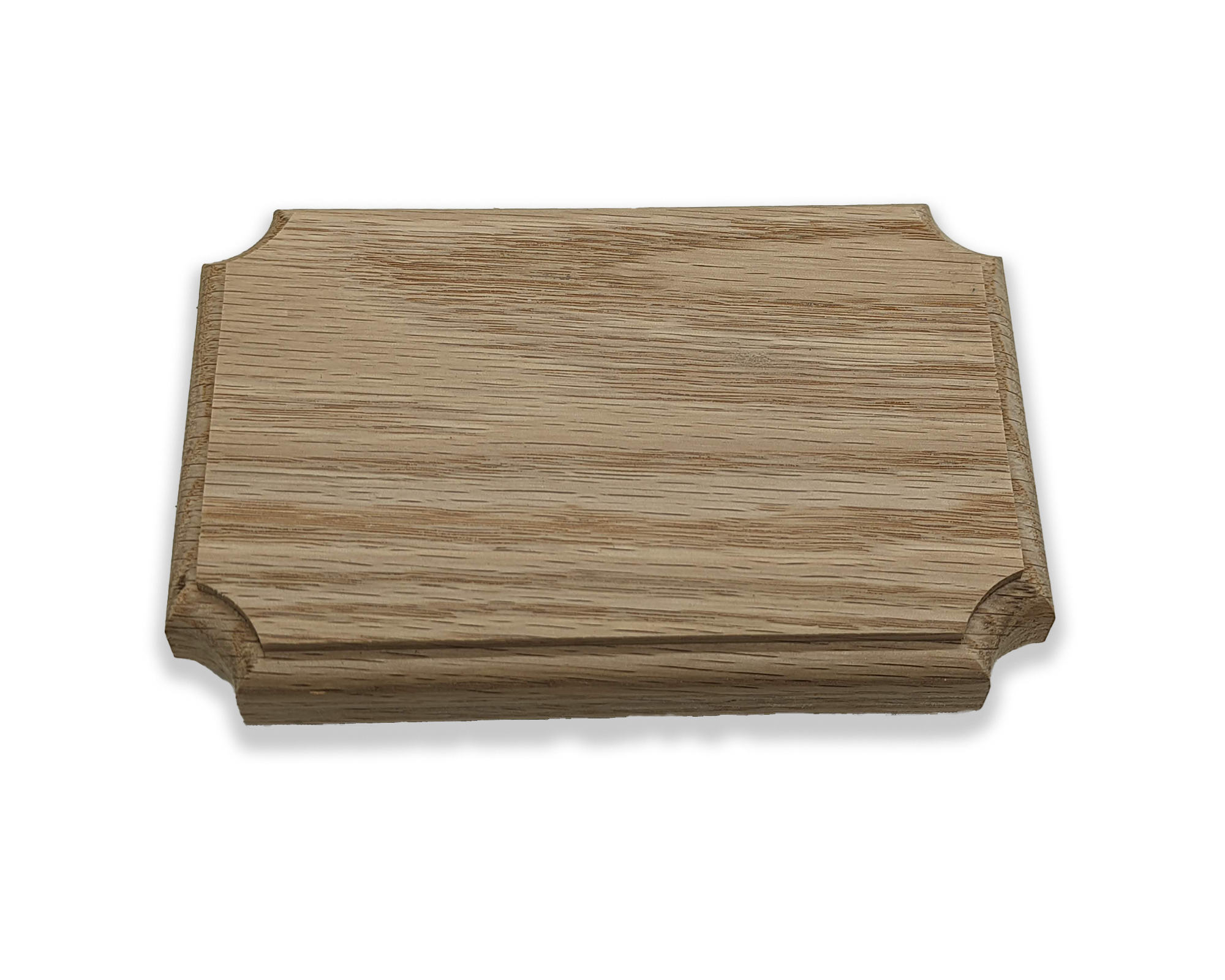 Wild Woodworker - Wholesale Plaque - 2:3 ratio blank wooden plaque (unfinished) Oak, Flush Mounted3