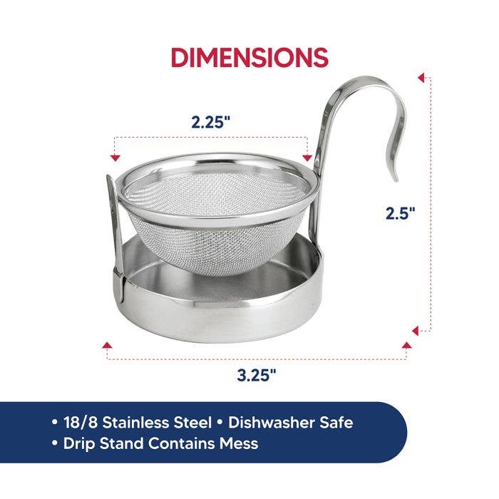 HIC - Harold Import Co. - Wholesale Kitchen Tool/Gadget - HIC Kitchen Tip Tea Strainer2