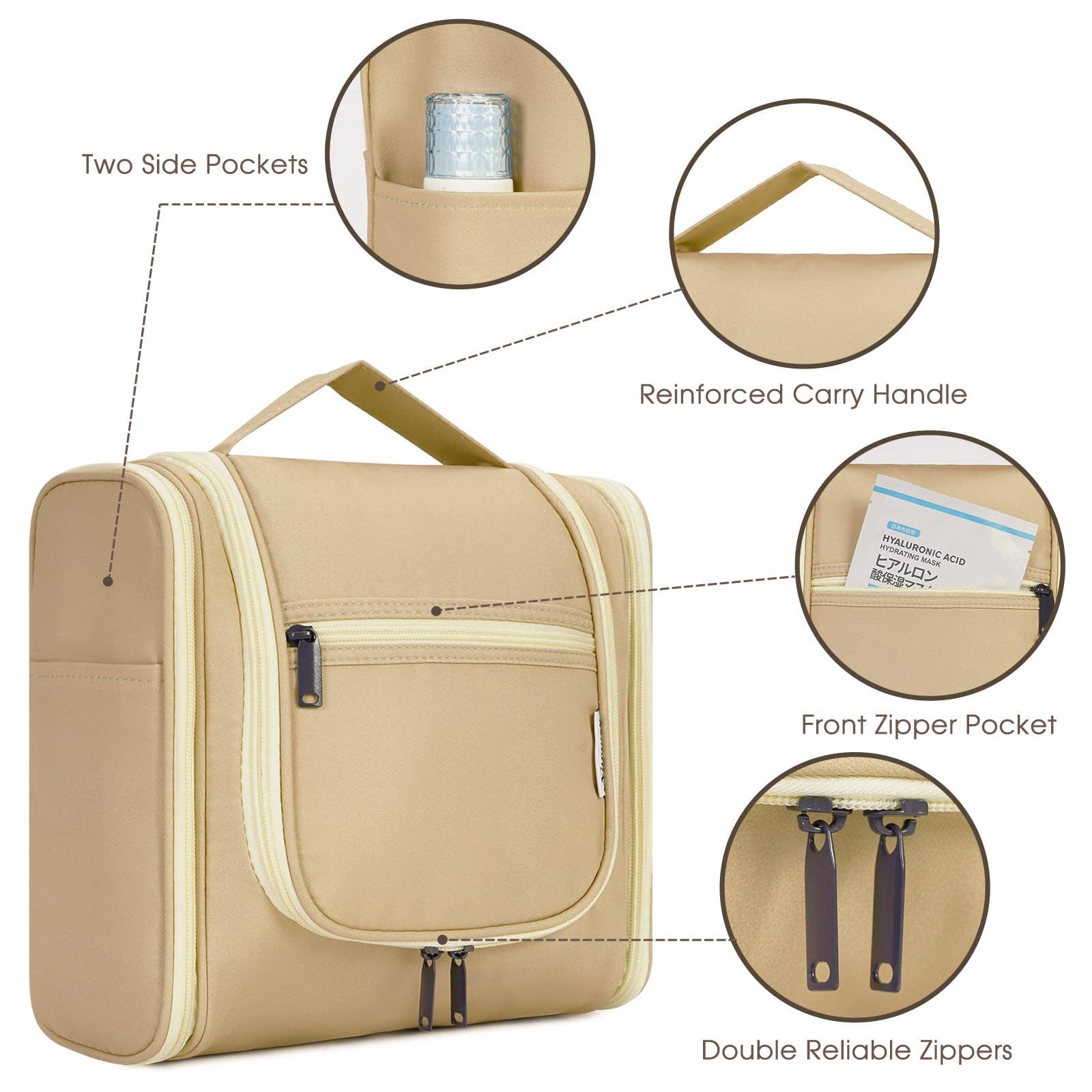 wandf - Wholesale Toiletry bag – women's - NW5126 Travel Toiletry Cosmetic Bag With Handle Women Gift125