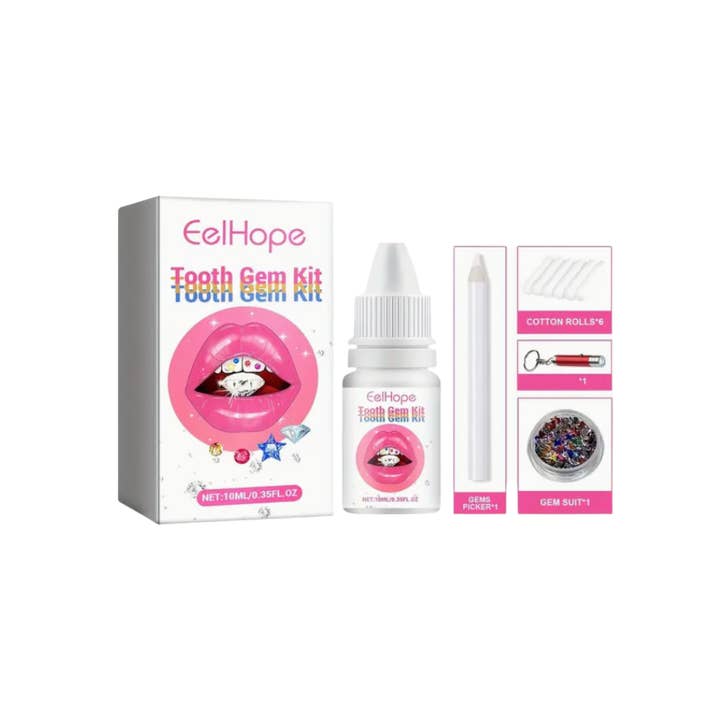 Medusa's Makeup - Wholesale DIY craft kit - Tooth Gem Kit - Rainbow1