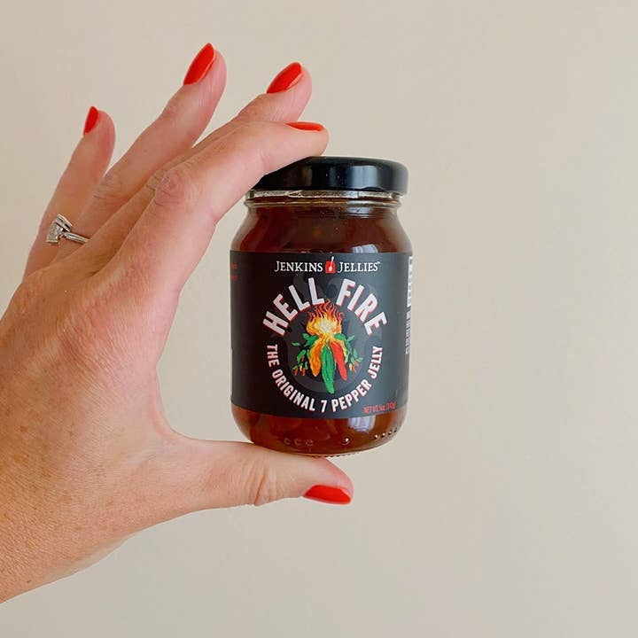 JENKINS JELLIES - Wholesale Jam/Jelly - 5 oz Hell Fire Pepper Jelly2
