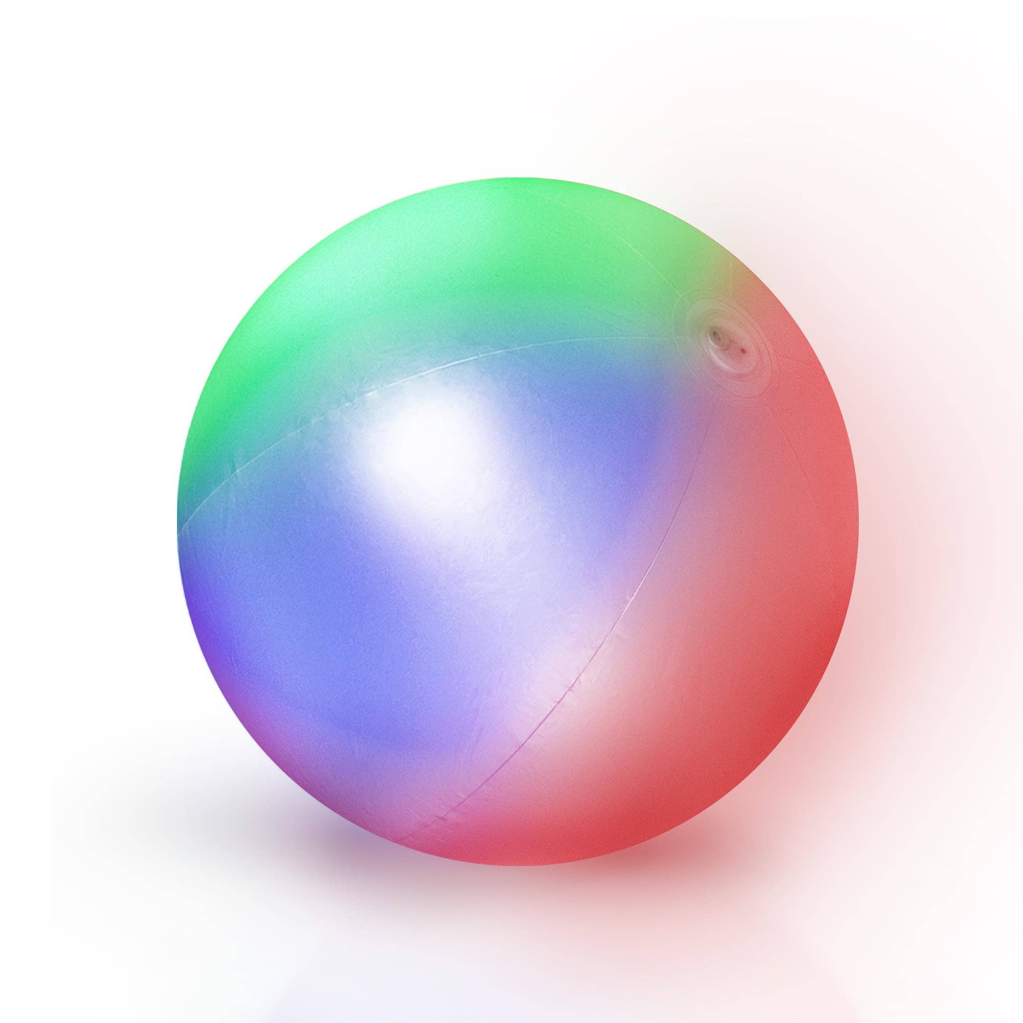 Windy City Novelties - Wholesale Beach/Pool Toy - Kids & Baby - 30" Multi-Color LED Light-Up Beach Balls1