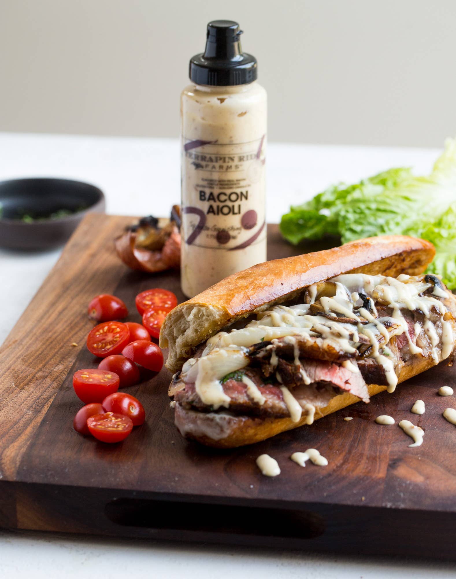 Terrapin Ridge Farms - Vente Sauces - Presser pour garniture aïoli au bacon2