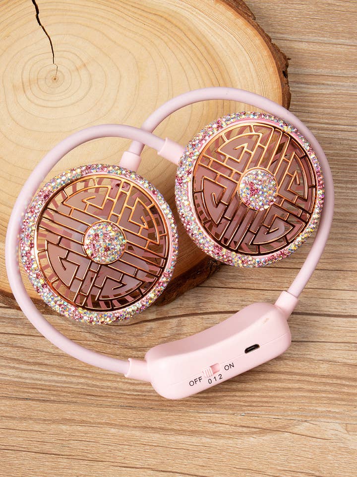 Keramiske Rhinsten Halsventilatorer CR0058 for engroshandel hos Ole