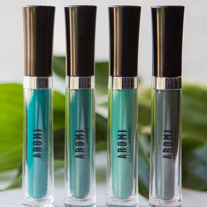 Aromi - Wholesale Lipstick - Emerald Green Liquid Lipstick3