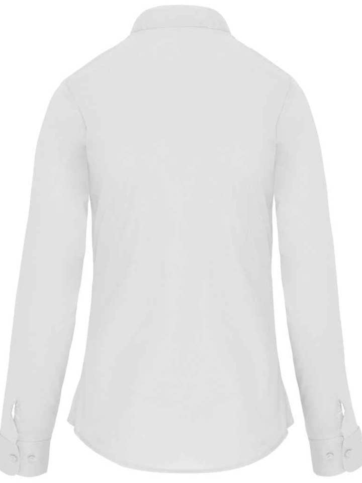 Pierre Francis - Vente Chemise à col boutonné – femme - Kariban - Chemise à manches longues et col mandarin pour femme5