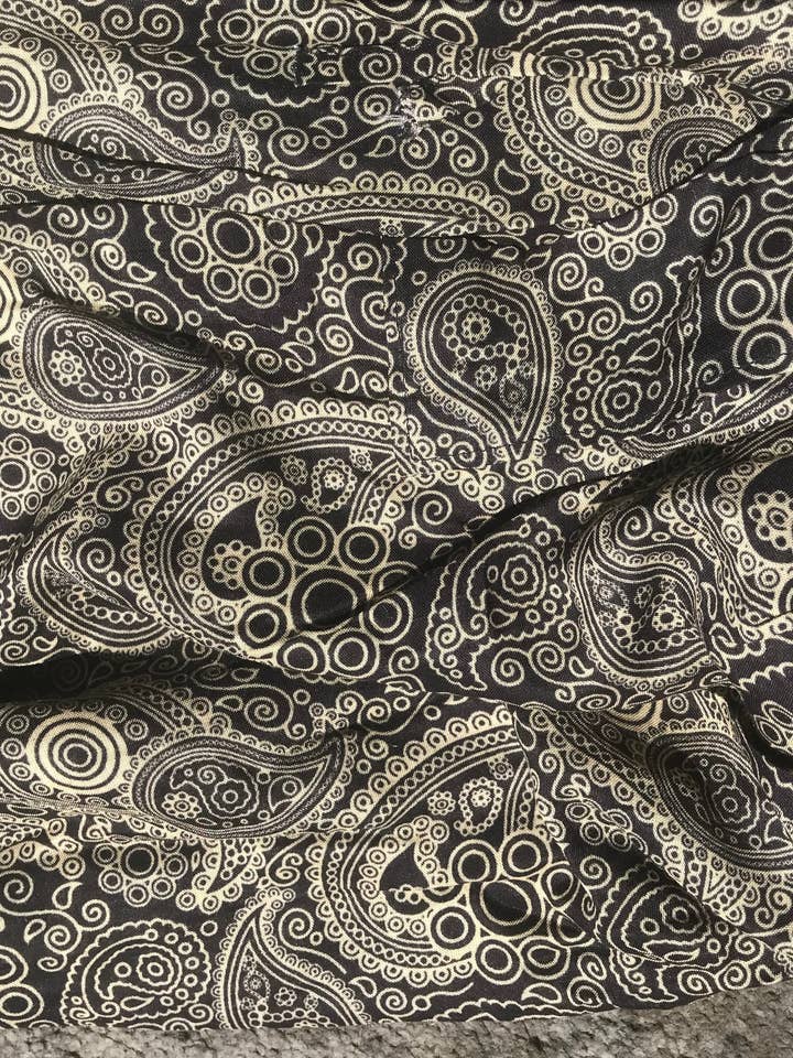 Smarte bukser med høj talje med paisley-print AC2 for engroshandel hos Abfab