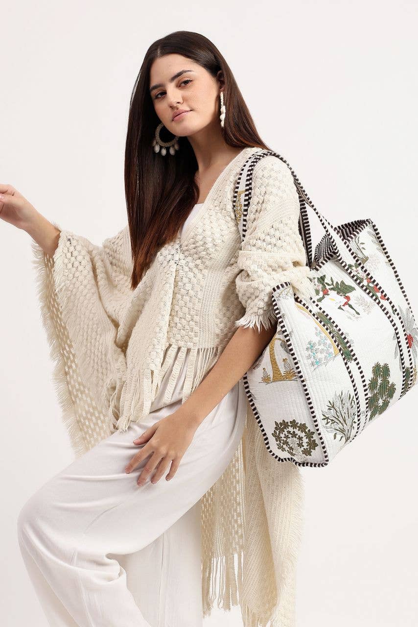 Hi Handmade - Wholesale Tote bag – Women's - Cotton Tote Bag - White7