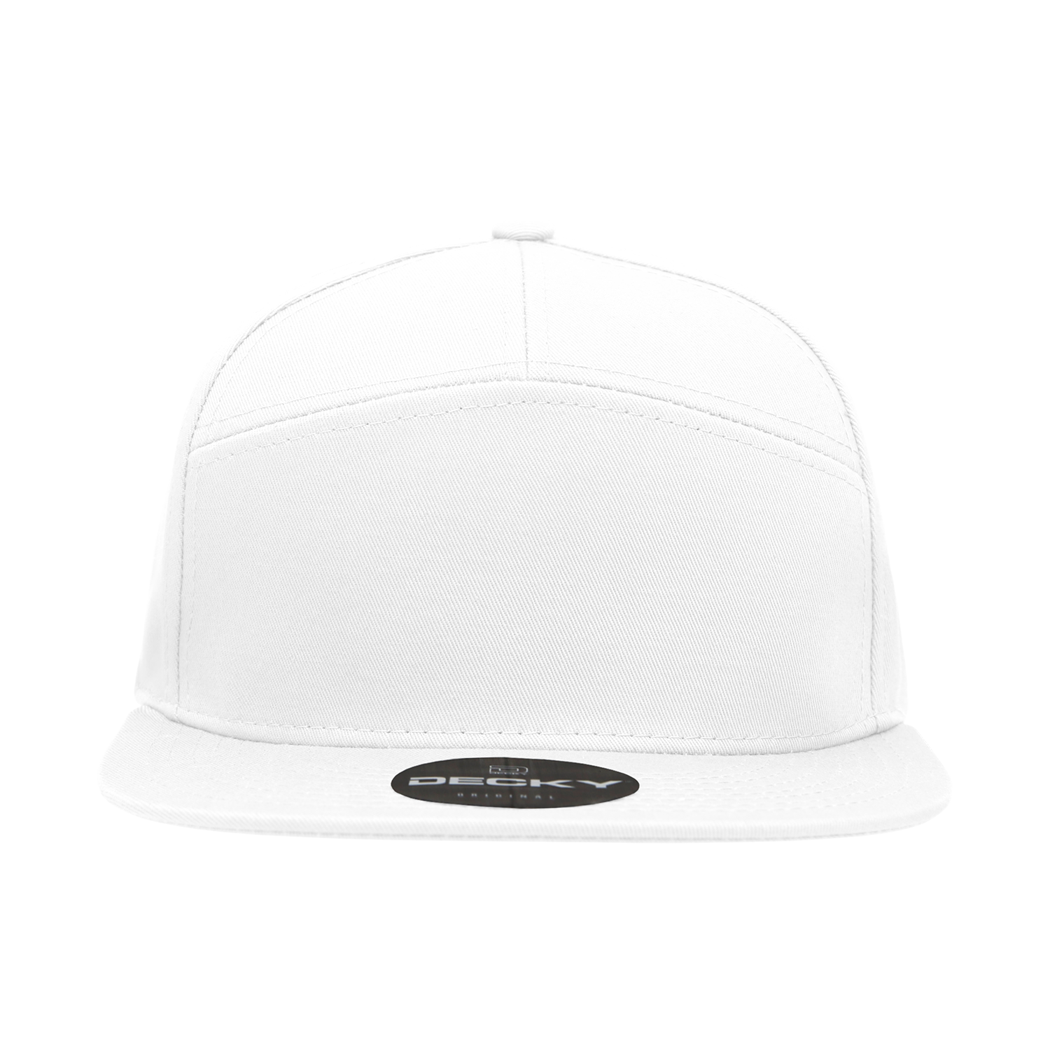 The Park Wholesale - Wholesale Flat Brim Cap - Unisex - Decky 1098 Blank 7 Panel Flat Bill Snapback Hats8
