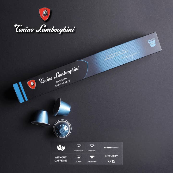 Tonino Lamborghini Coffee Capsule – Decaf Blend | Nespresso® Compatible for wholesale by Tonino Lamborghini