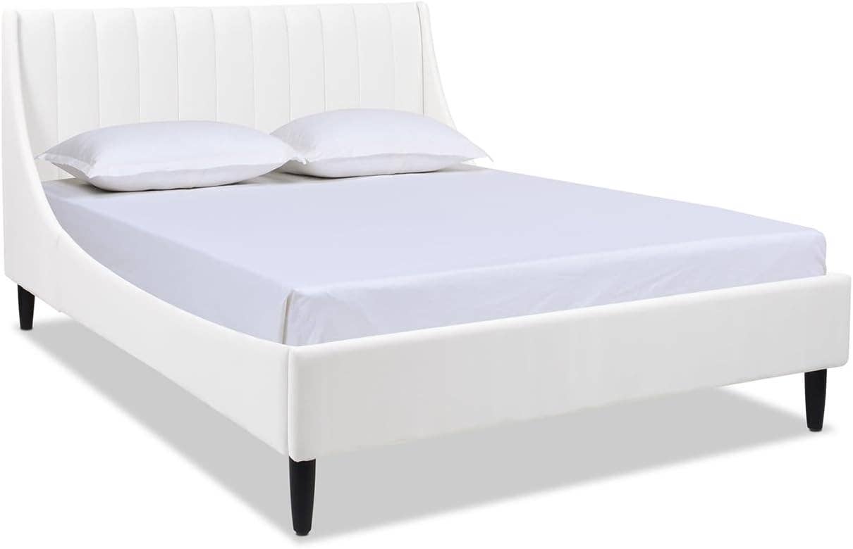 Jennifer Taylor Home - Wholesale Bed - Aspen Vertical Tufted Modern Headboard Platform Bed1