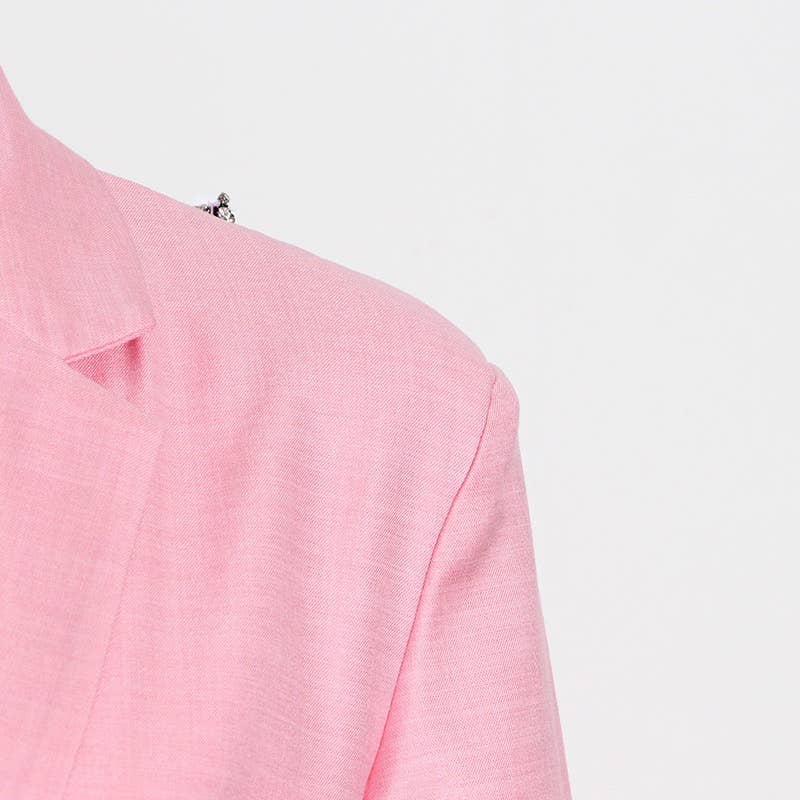 Productseeker – Casaco de fato – Mulher por atacado – Bl9-Y Casaco de Terno Diamante Sem Costo Outono - Versátil e Sexy11