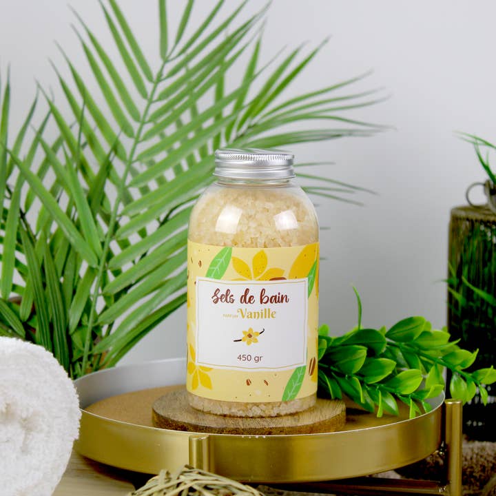 Bath salt 450 grs - Vanilla scent for wholesale by FRENCH TENDANCE