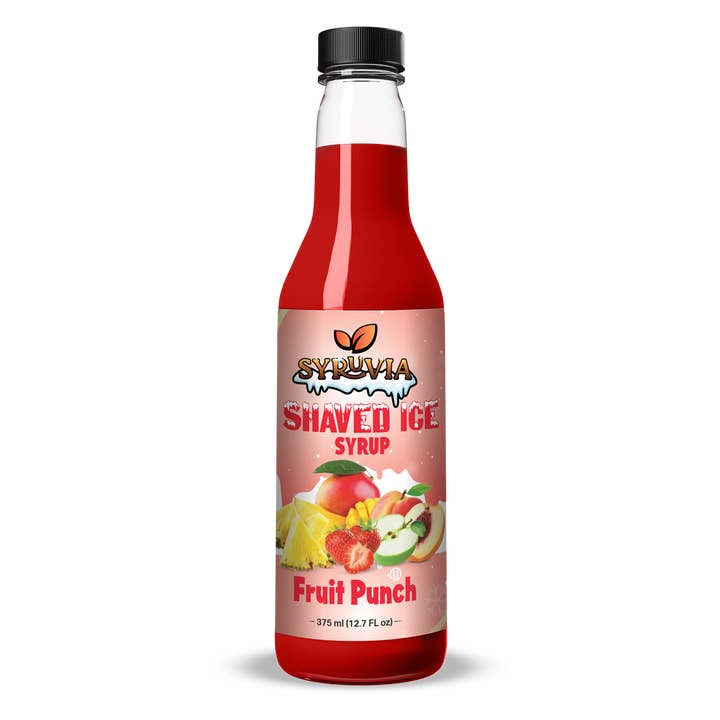 Shaved Ice Fruit Punch Syrup for wholesale by Syruvia