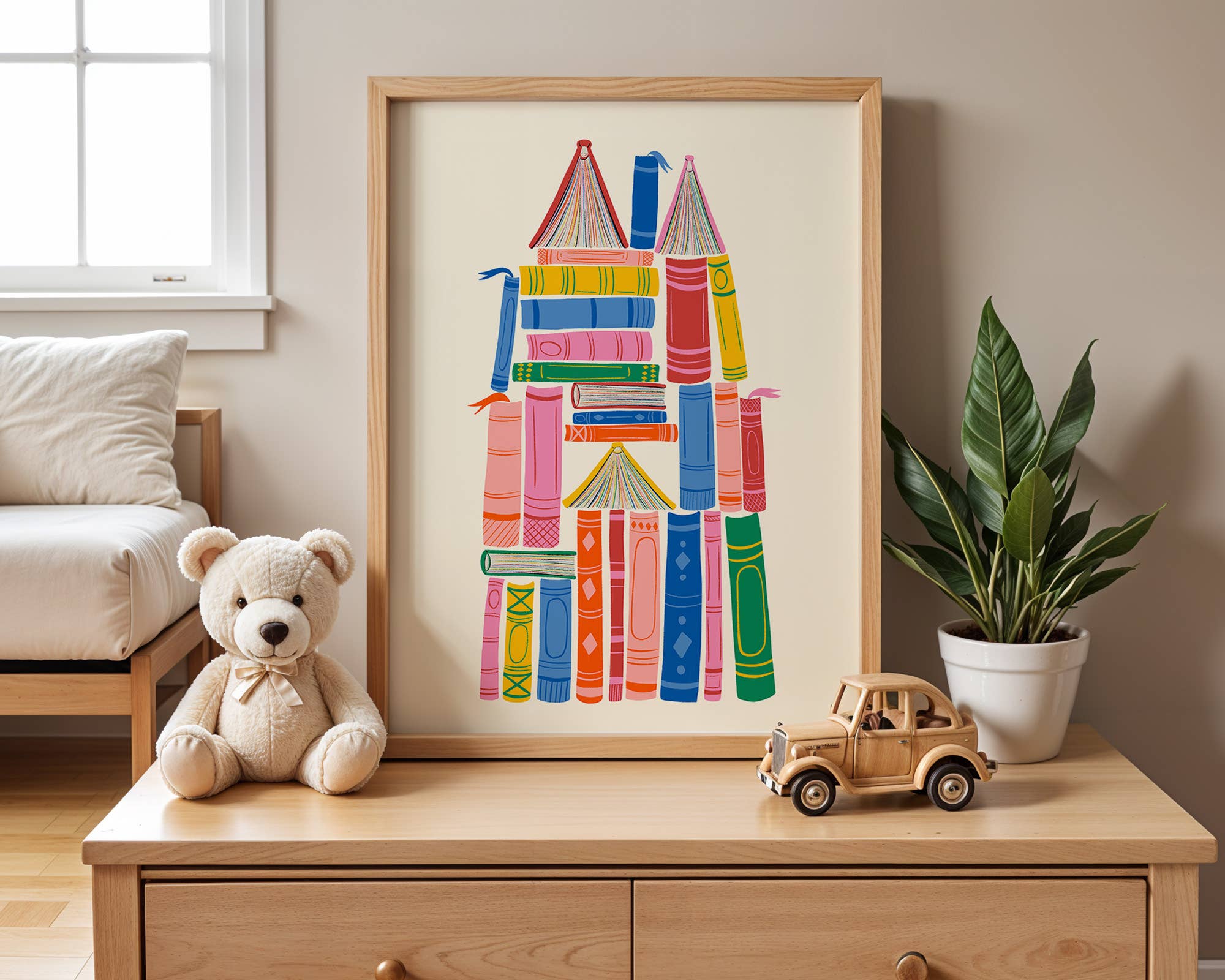 DorothyDear - Wholesale Art Print - Kids & Baby - Book Castle Wall Art Print2