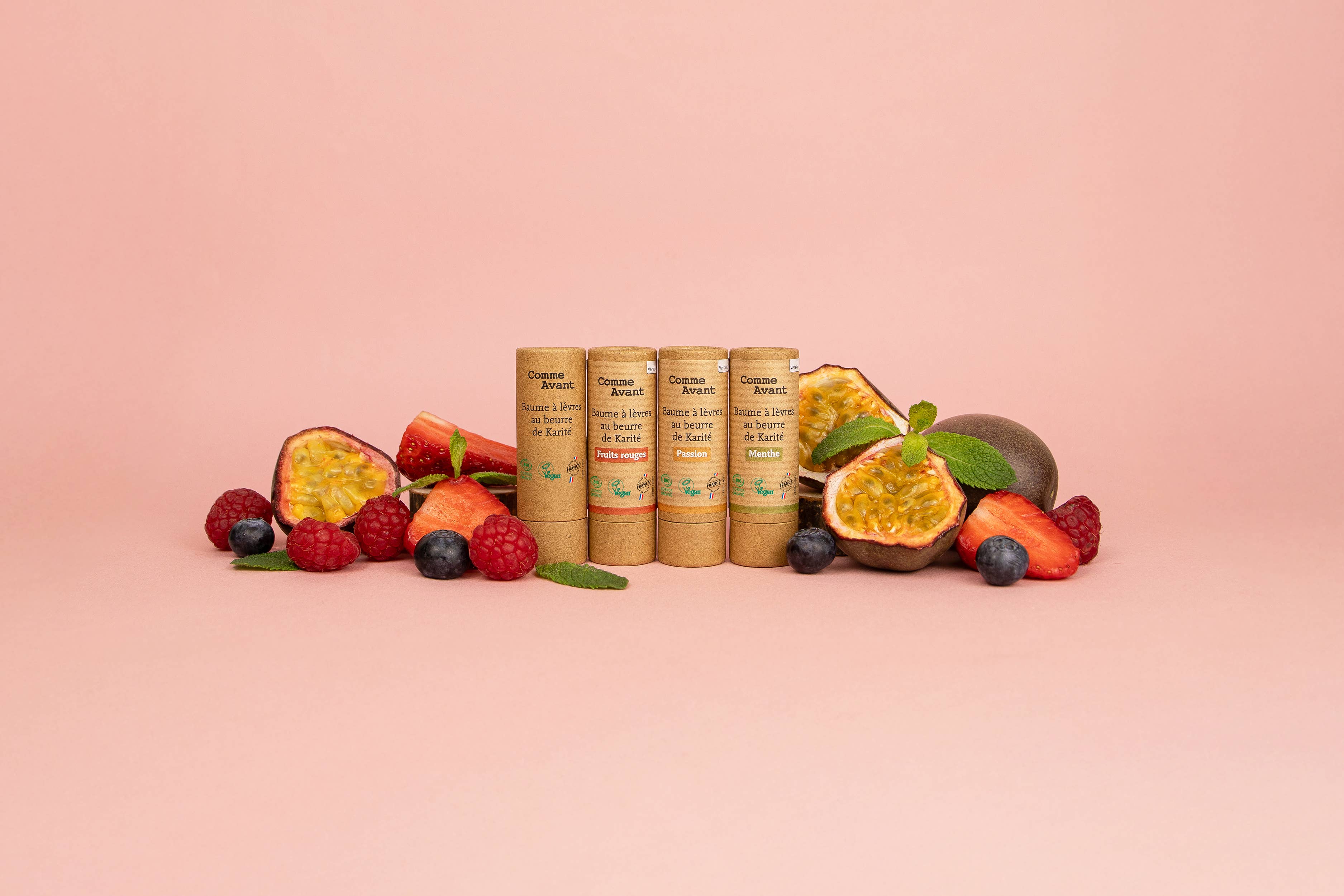 Comme Avant - Wholesale Lip Balm - Shea Butter Lip Balm Display12