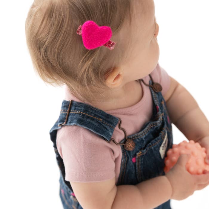Bows Arts - Wholesale Hair Clip - Kids - Felt Heart Clip Set2