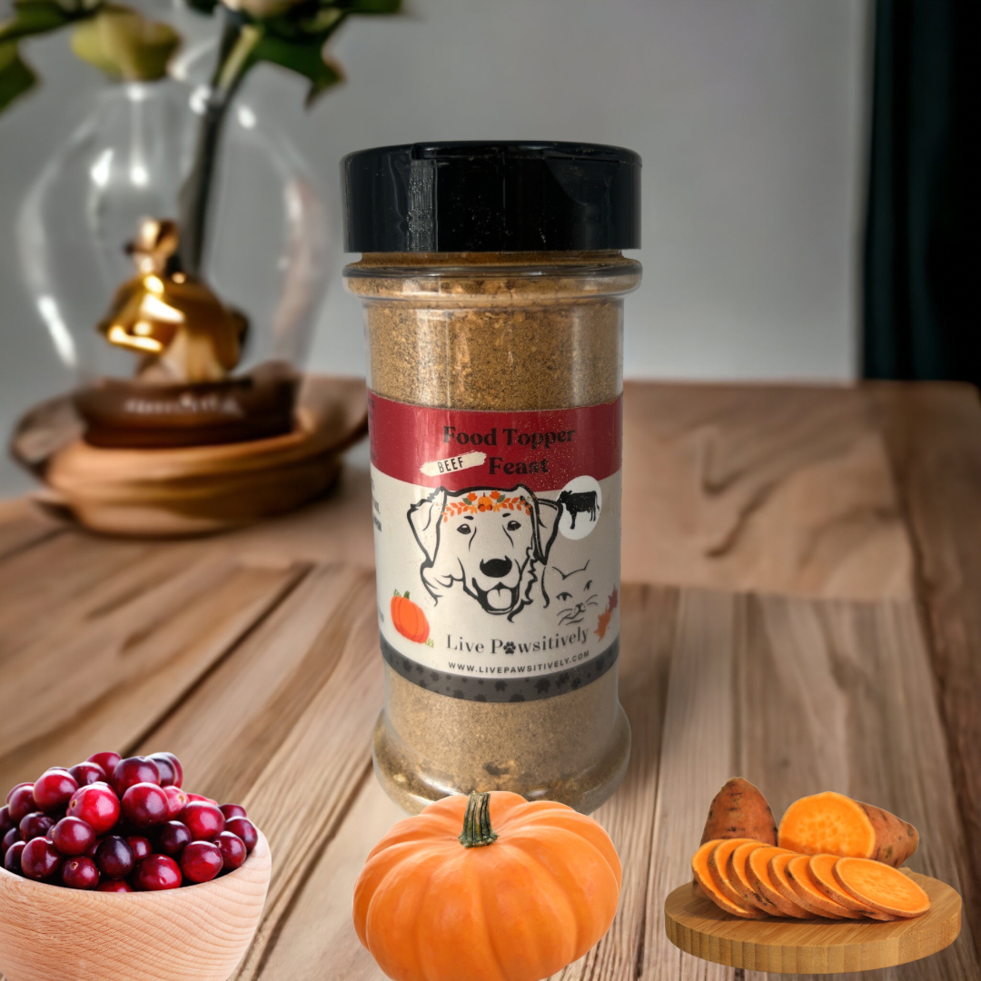 Live Pawsitive - Wholesale Pet Food - Dog - Beef, Sweet Potato, Pumpkin & Cranberry Food Topper1