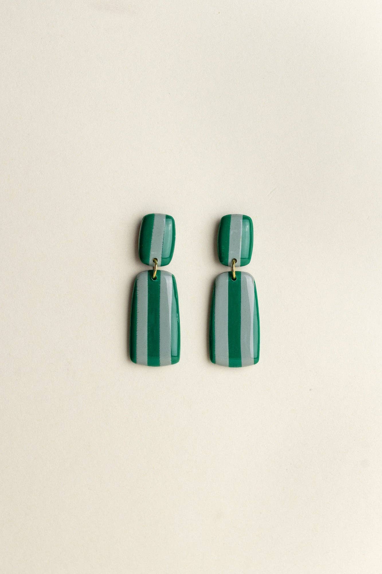 Van Schaaijk Studio - Wholesale Dangle Earrings - Earrings Julia - Emerald / Sea