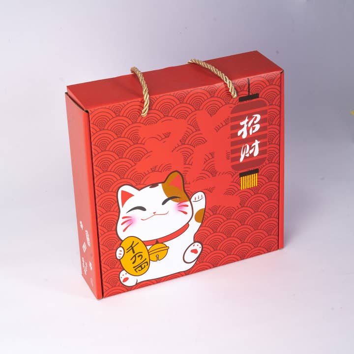 Urban Tokyo - Wholesale Bowl - Lucky Cat 4 Piece Rice Set with Chopsticks 10oz 4.5"D Bowl Gift Set (1/18)4