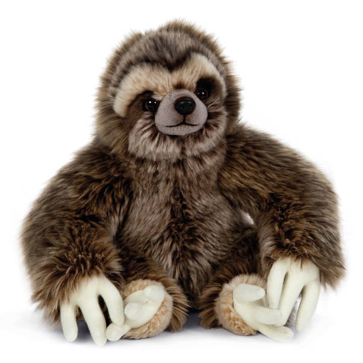 Keycraft - Wholesale Stuffed/Plush Toy - Kids & Baby - Living Nature Sloth Plush Stuffed Animal Toy