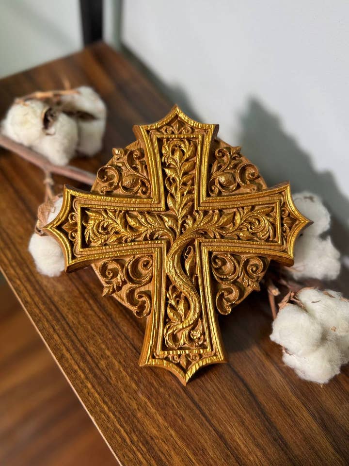 Croce fatta a mano Albero della Vita per la vendita all'ingrosso da parte di KozakWorkshop