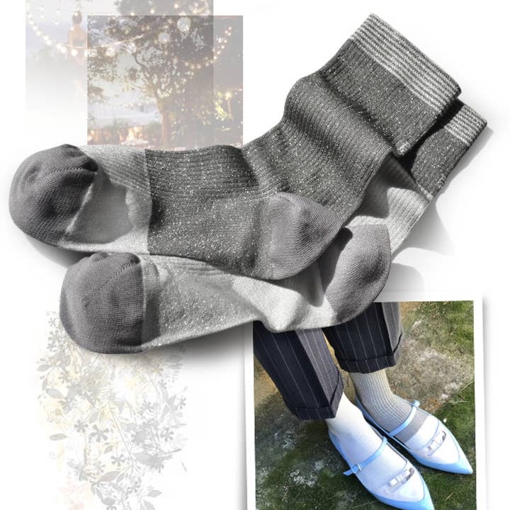 Stardust Argenté pour la vente par Oybò Untuned Socks