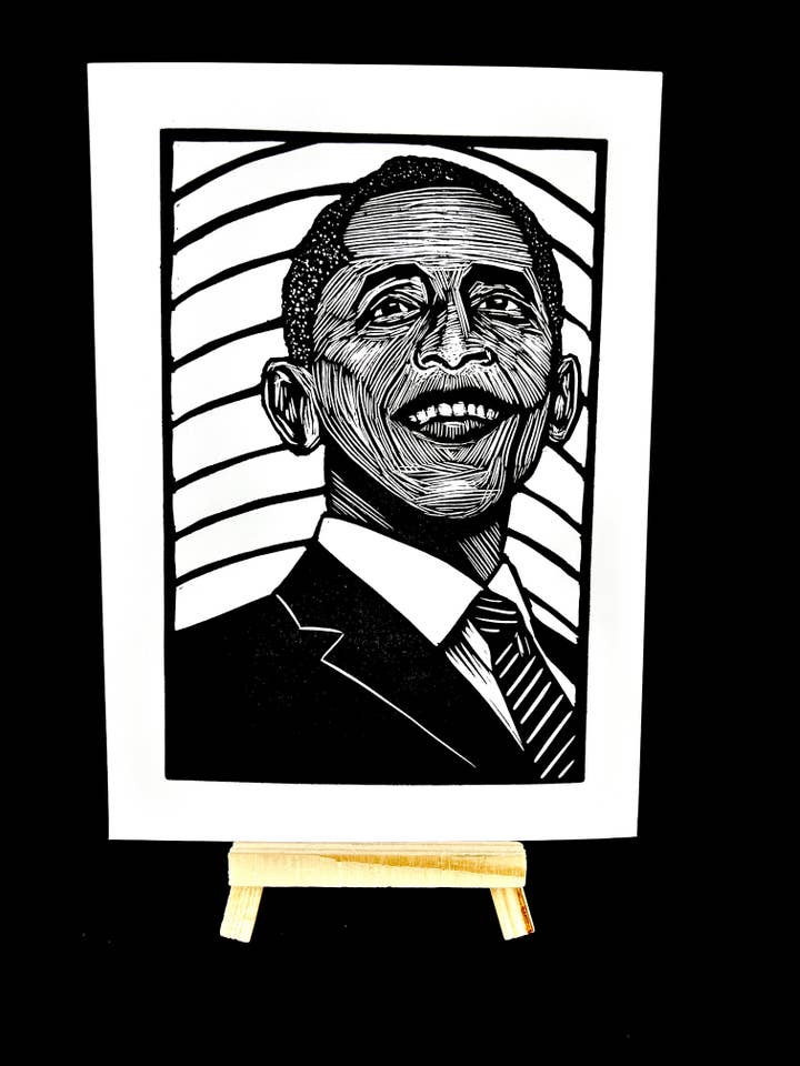Barack Obama - 44.º Presidente dos EUA por atacado de Pixel Palmer