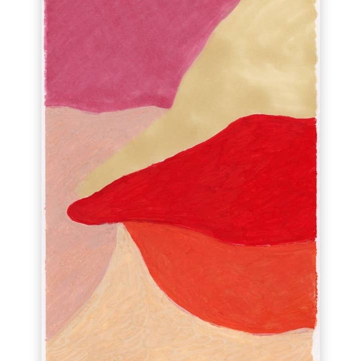 Abstract Desert Mirage Art Print Artwork for wholesale by ArtbyHaise