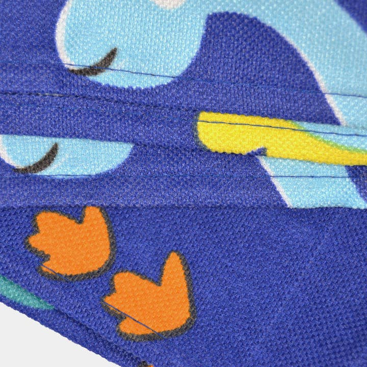 BOD HOME – wholesale Gardin – MÖRKLÄGGNINGSGARDIN MED TECKNAT TRYCK - BLÅ DINOSAURIE 140*260cm4