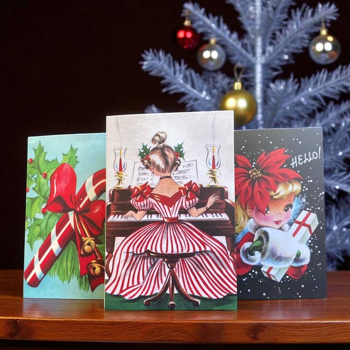 Wax Apothecary - Wholesale Christmas Card - Antique Christmas Cards: 24 Designs w/ Envelopes & Seals 1