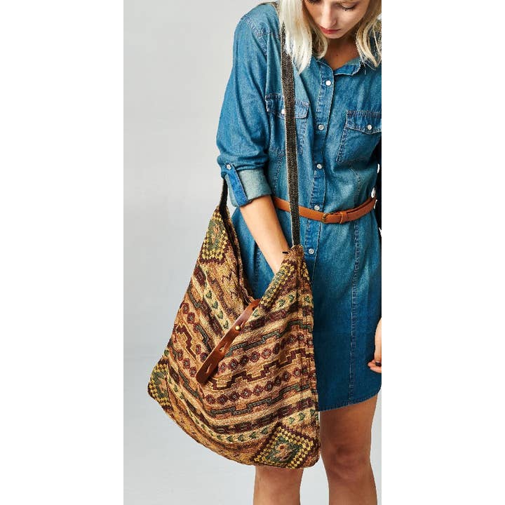 Lovestitch - Wholesale Shoulder Bag - Women's - Savannah Woven Shoulder Bag3