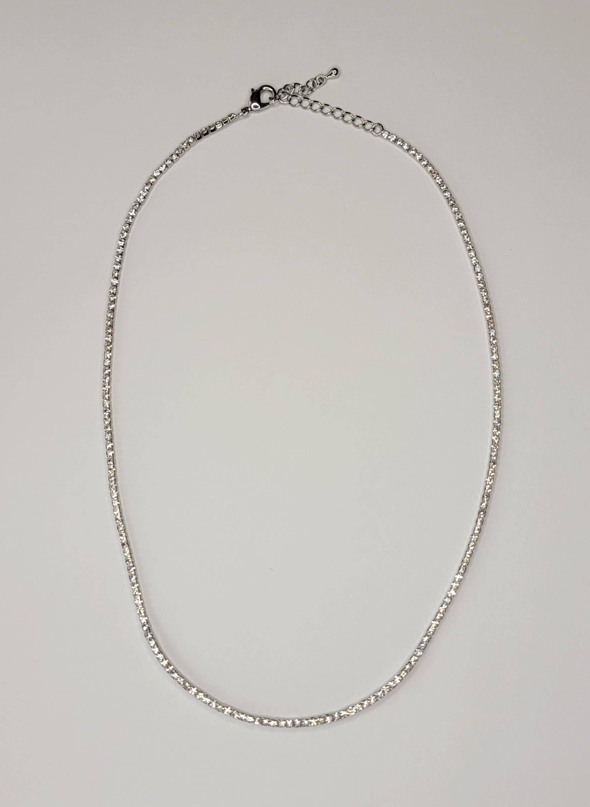 BETTYOH INC - Wholesale Link & Chain Necklace - Rhinestone Necklace1