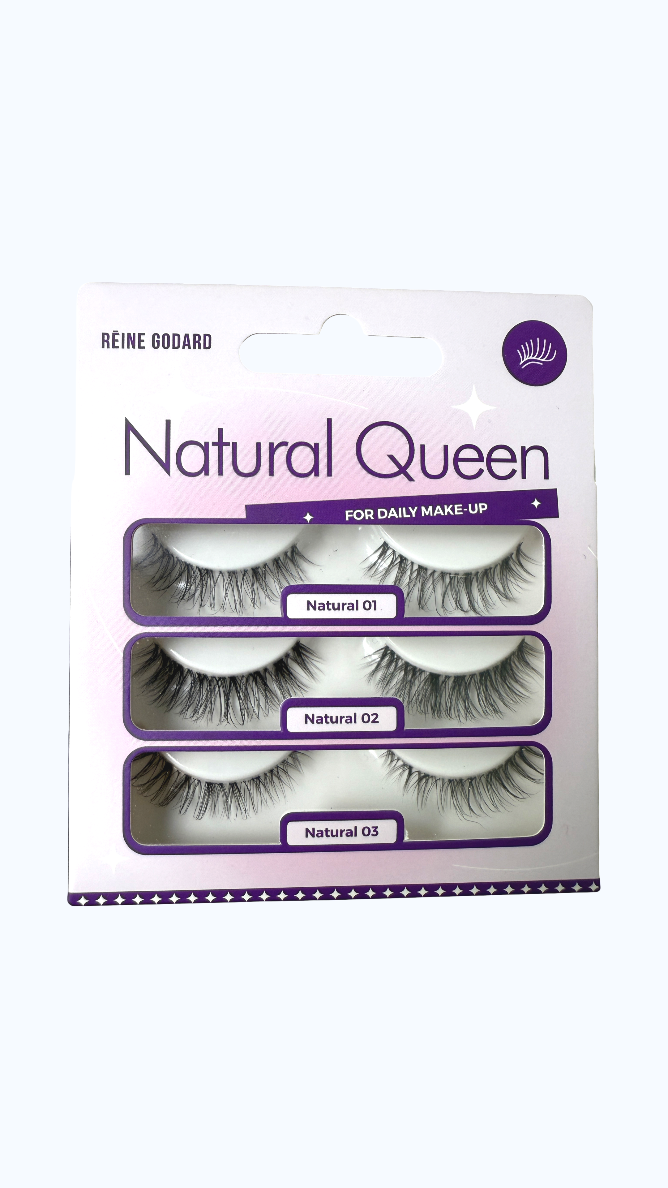 Reine Godard - Wholesale False/Fake Eyelashes - 3-pack Premium Natural full strip lashes0