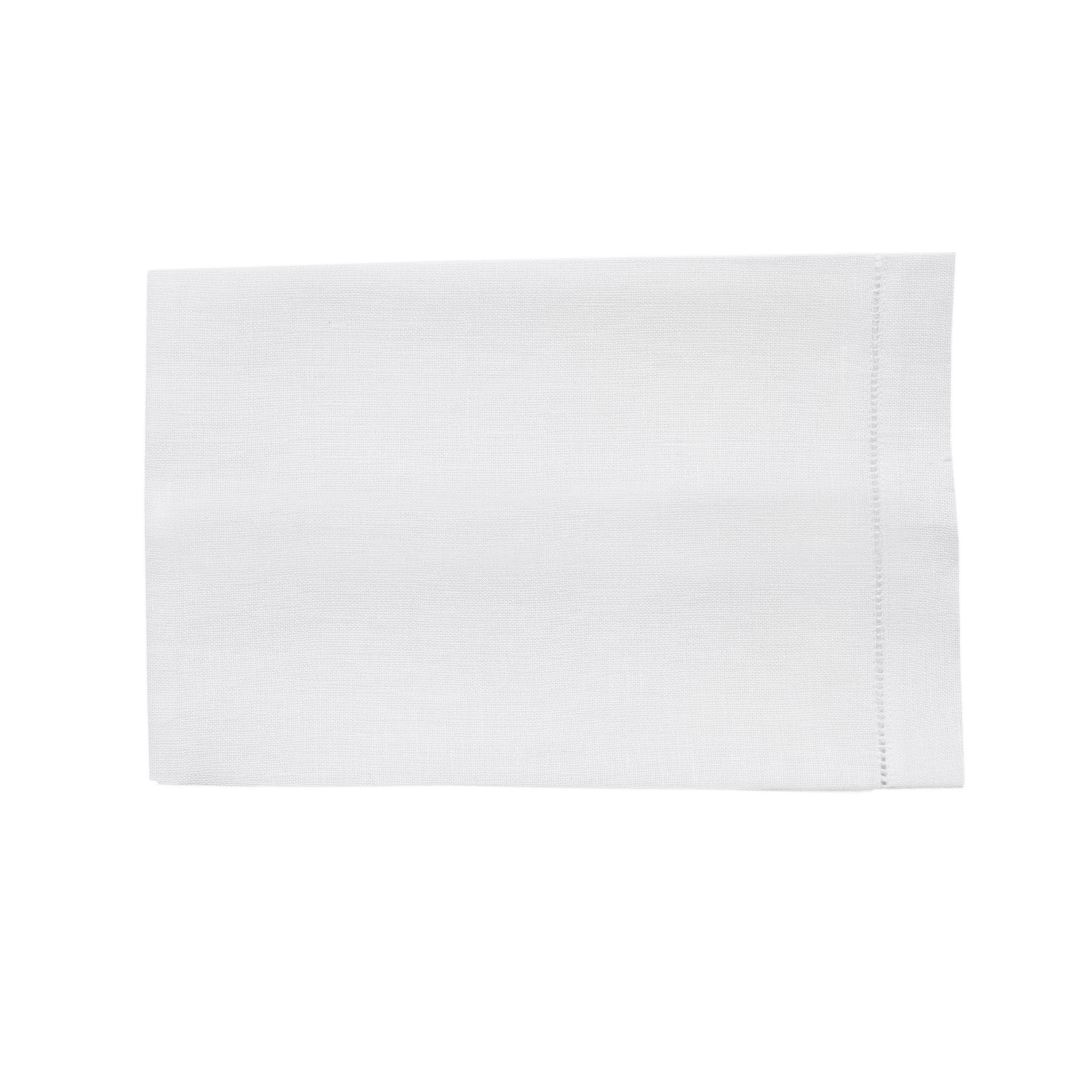 Garden Folly Fine Linens - Wholesale Hand Towel - Quintessential Linen Hemstitch Guest Towel1