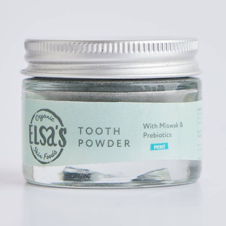 Natural Tooth Powder for wholesale by Elsa’s Organic Skinfoods