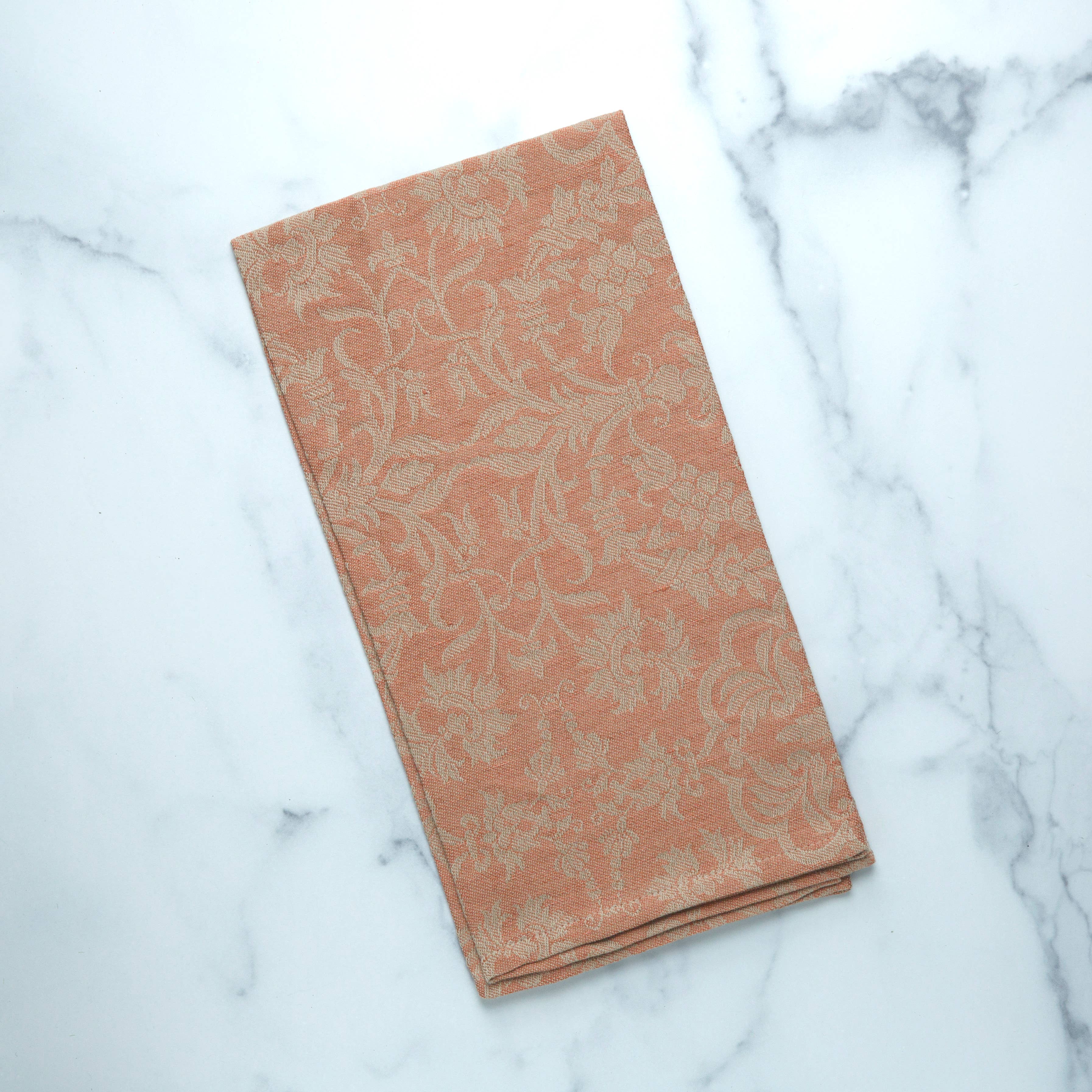 Arte Italica & Crown Linen Designs – Großhandel Geschirrtücher – Imperial Jacquard Handtuch aus italienischem Leinen1