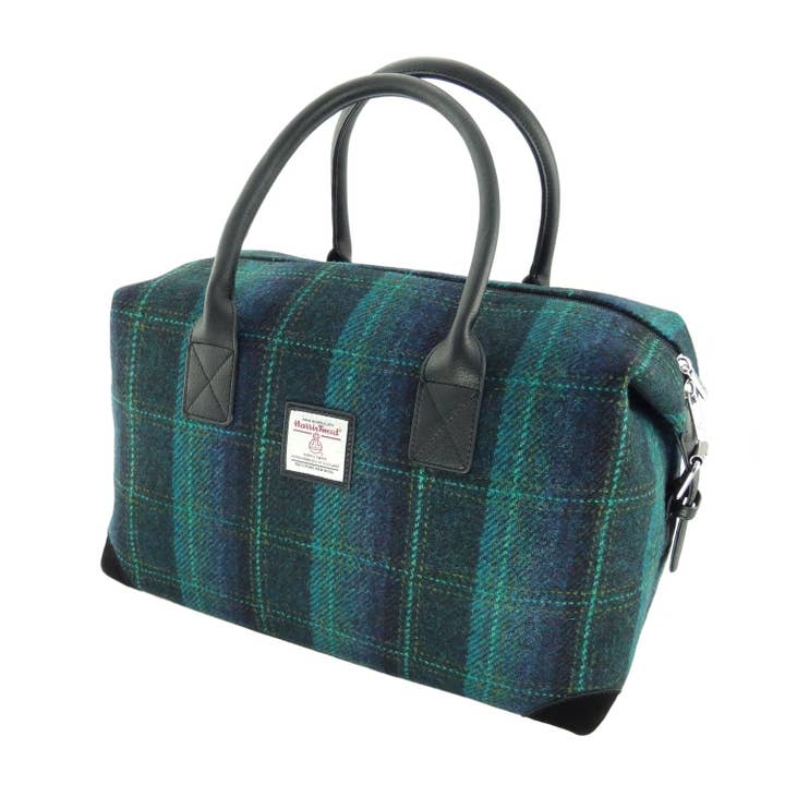 Dublin Gift Company - Wholesale Weekender Bag - Unisex - Scottish Harris Tweed Tartan Overnight Bag