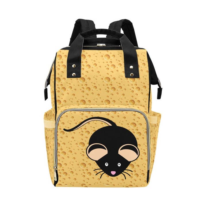 Sac à dos à couches multifonctionnel Cheesy pour la vente par Pioneer Kitty Market